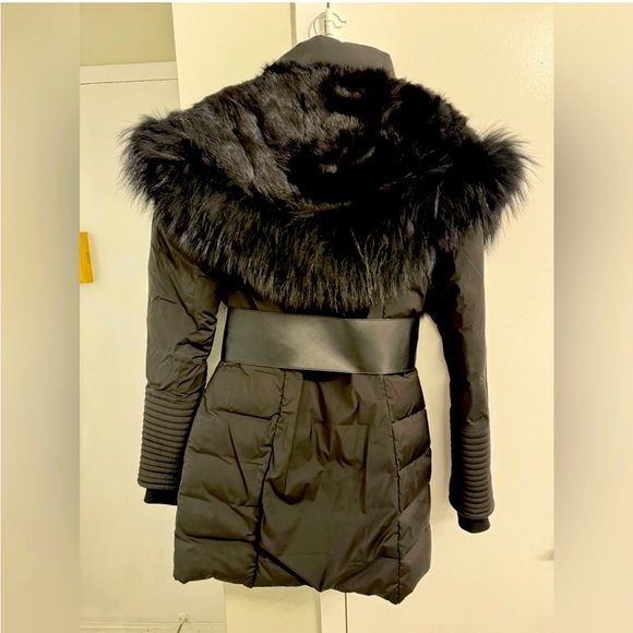 Women’s Rudsak hooded belted parka - Picture 3 of 7